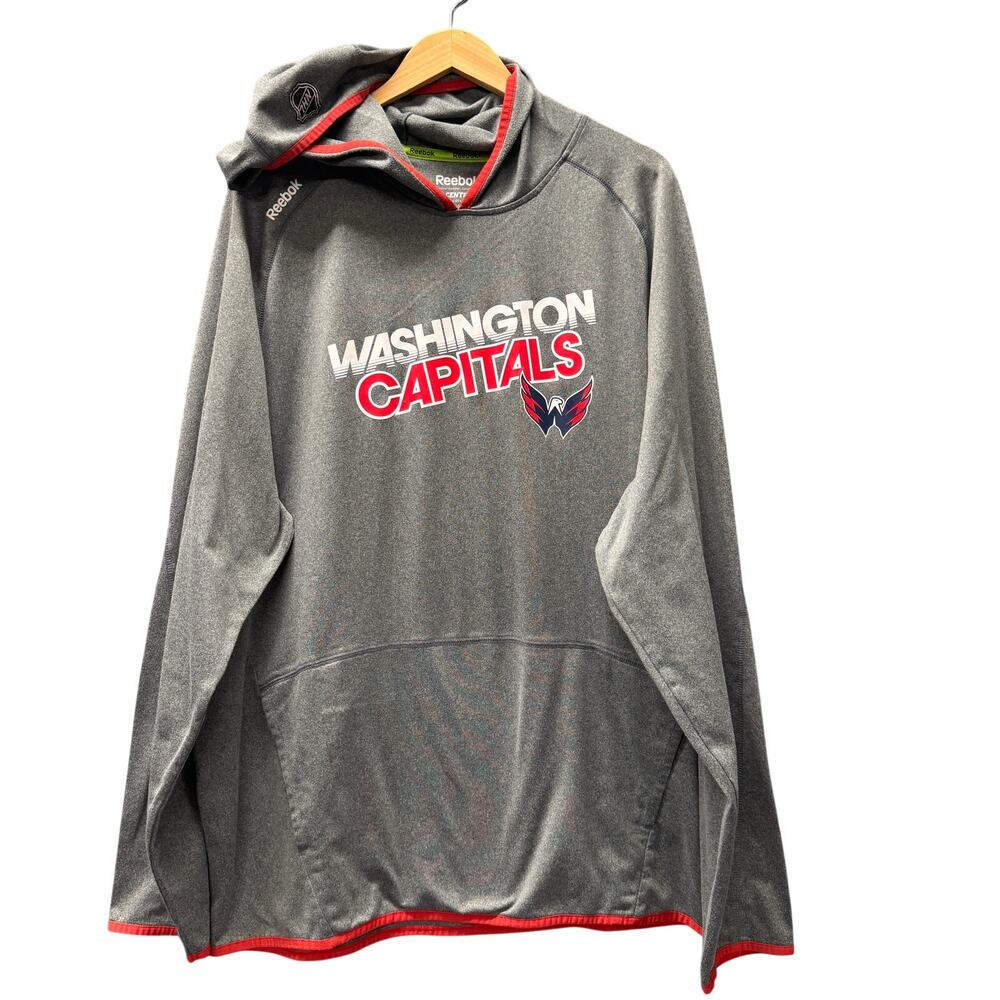 Washington Capitals Hoodie Reebok Center Ice Collection Hockey NHL Mens 3XL